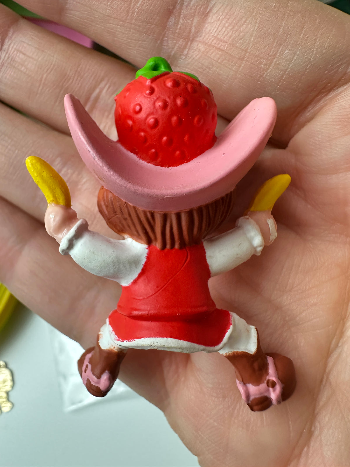 1983 Kenner Strawberry Shortcake Rocking Horse Strawberryland Deluxe Miniature Set