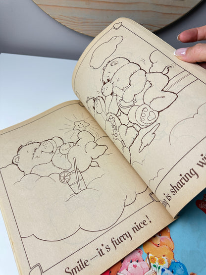 1980s Care Bears Books & Coloring Books Lot