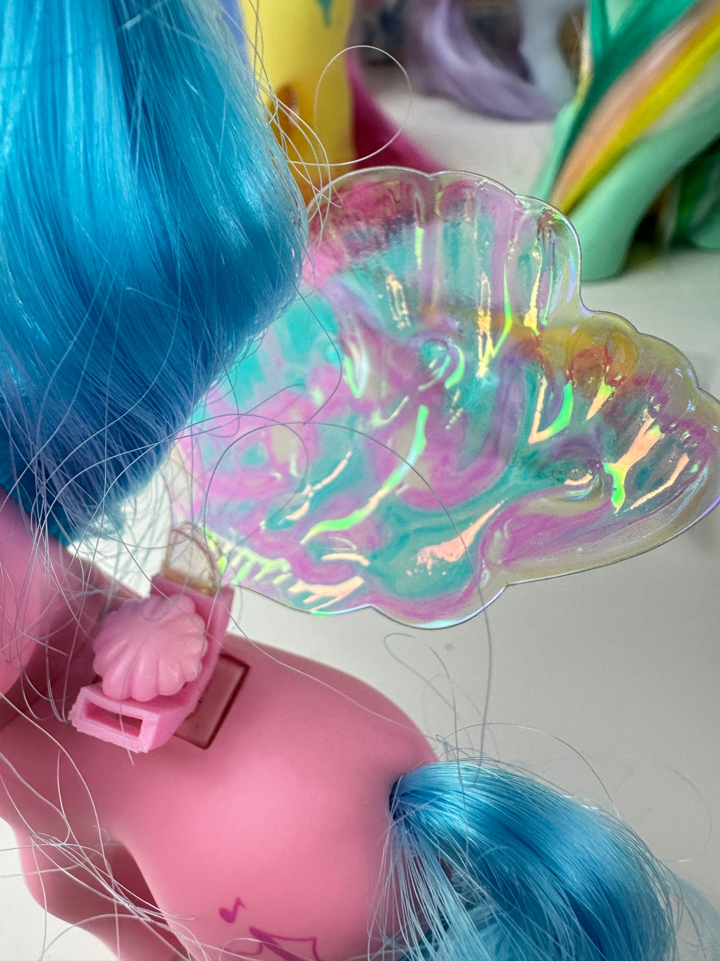 1980s Hasbro My Little Pony Flutter Pony Wingsong with One Wing