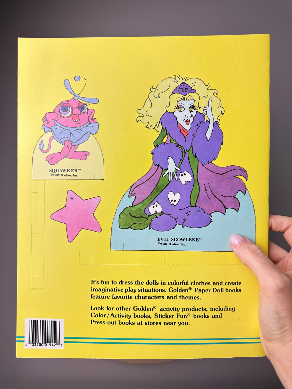 1980s Golden Moondreamers Paperdoll Book Unused