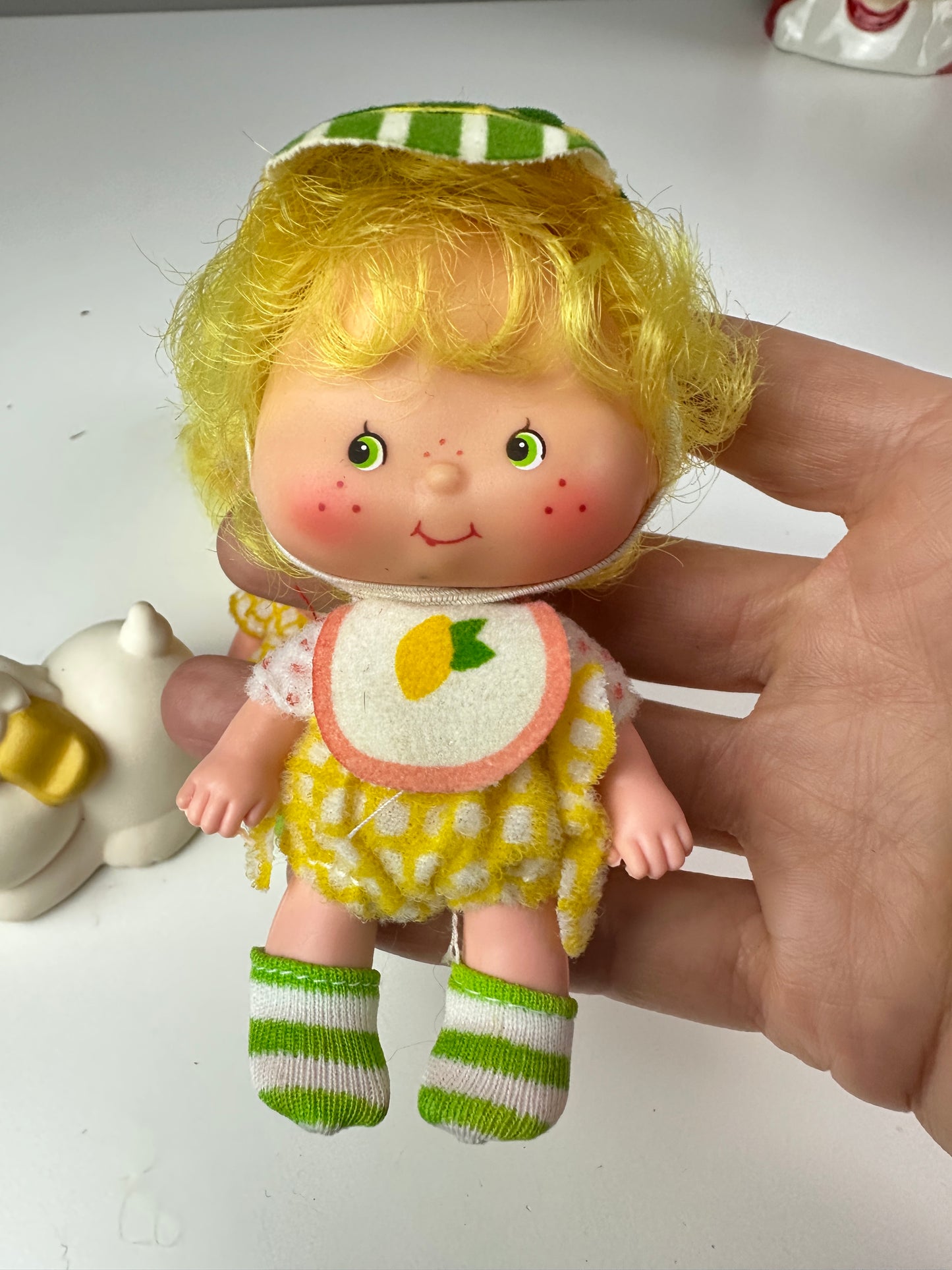 1983 Kenner Strawberry Shortcake Lem and Ada with Sugarwoofer Dolls