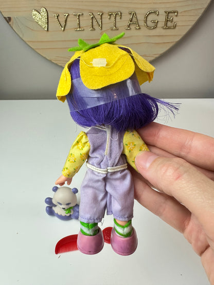 1983 Kenner Strawberry Shortcake Almond Tea with Marza Panda Doll
