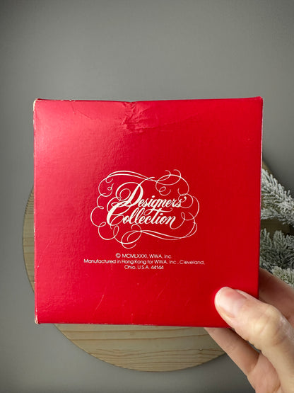 1980s Strawberry Shortcake Designer's Collection "Christmas Sugarplum" Ornament in Box