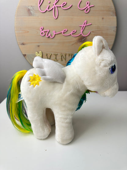 1980s Hasbro Softies G1 My Little Pony Plush Starshine Pegasus