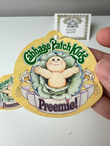 1980s Coleco Cabbage Patch Kid Hang Tags [Sold Separately]