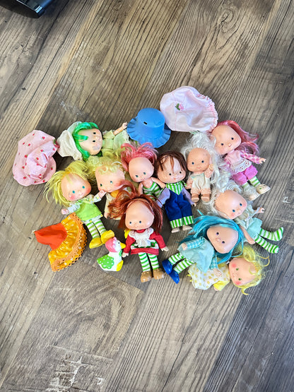 1980s Kenner Strawberry Shortcake Damaged Doll Lot