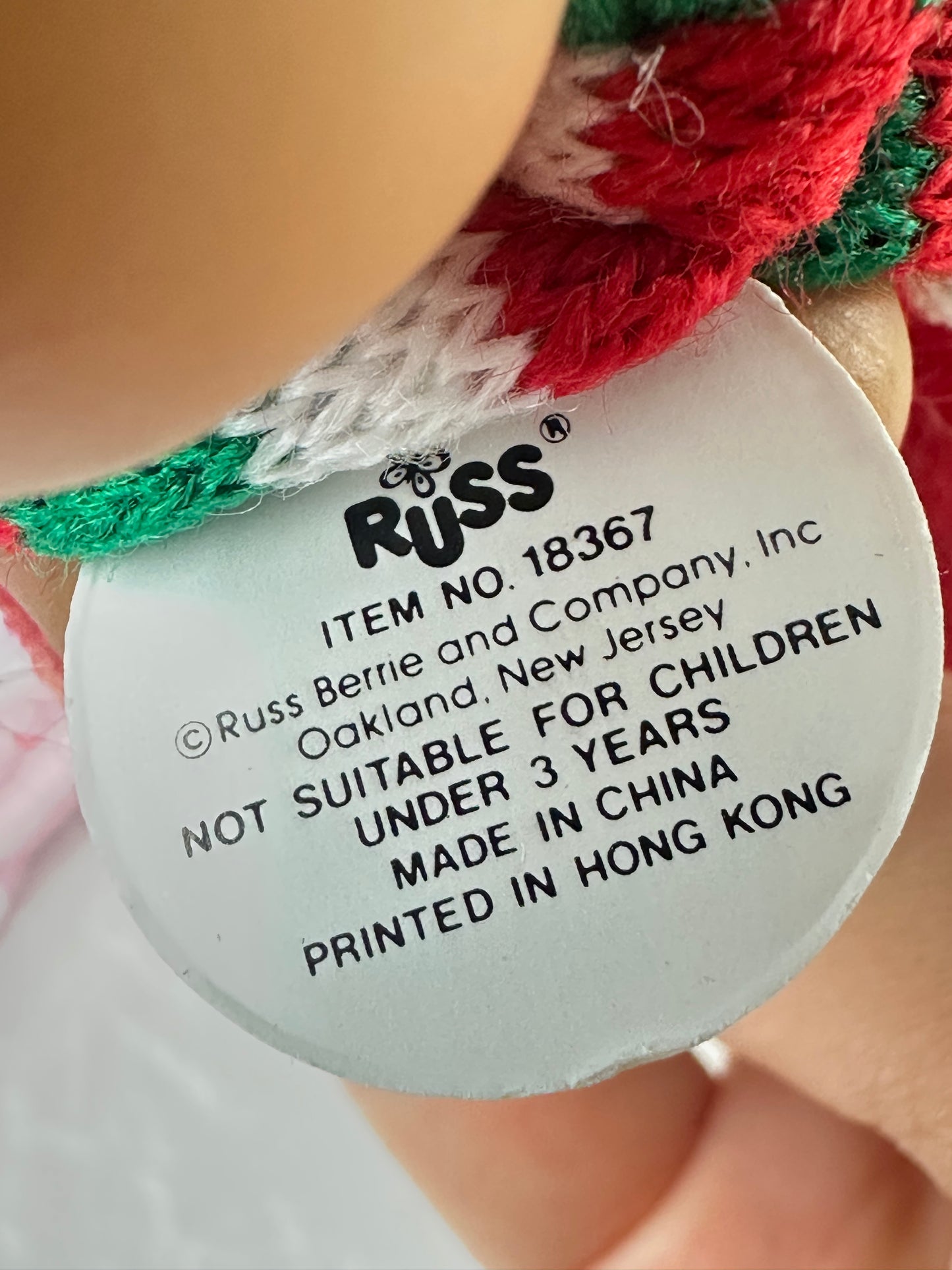 Russ Merry Little Trolls Red Hair NWT