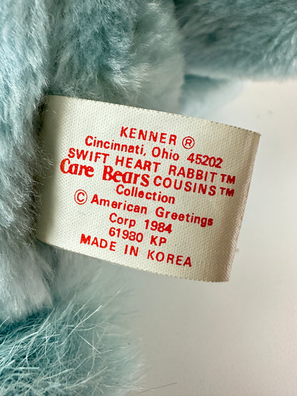 1984 American Greetings Kenner Care Bear Cousin Swiftheart Rabbit