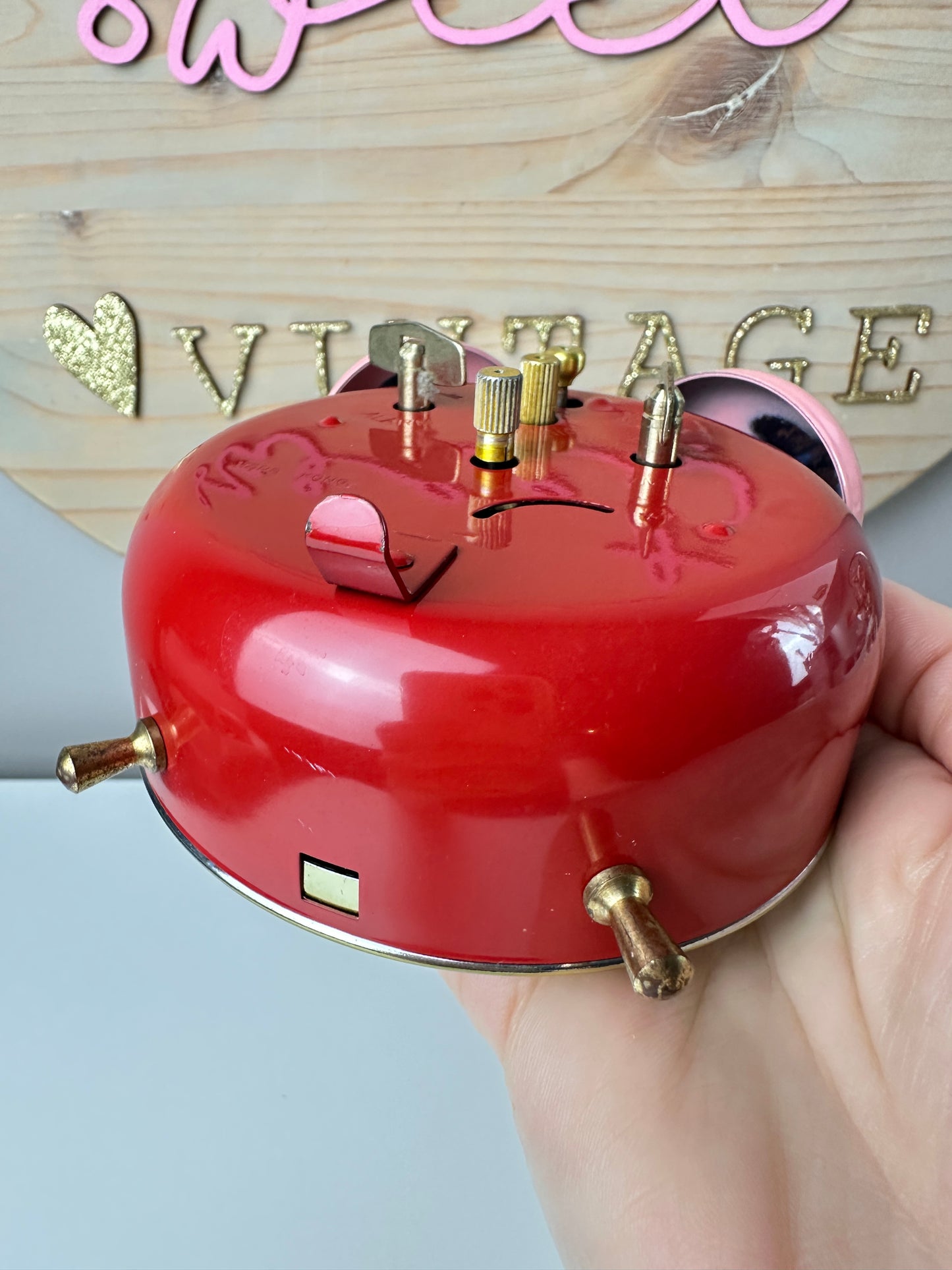 1984 Bradley Time Strawberry Shortcake and Custard Alarm Clock [Not Working]
