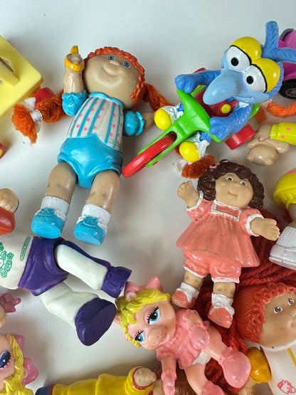 1980s Cabbage Patch Poseable, Eraser, and McD's Toy Lot