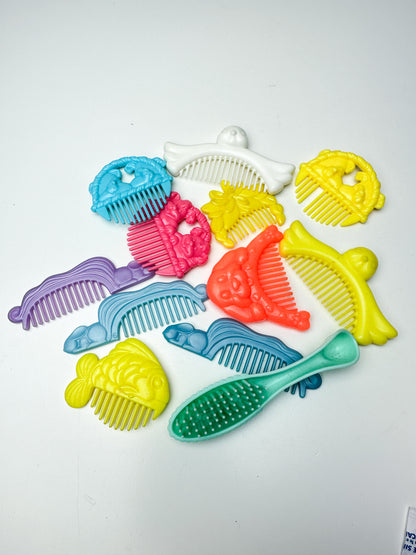 1980s Kenner, Hasbro, Mattel Comb & Brush Lot