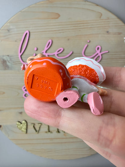 1984 Kenner Strawberry Shortcake Cafe Ole Dancing Around a Hat with Burrito Mini PVC Figure *Berry Vault*