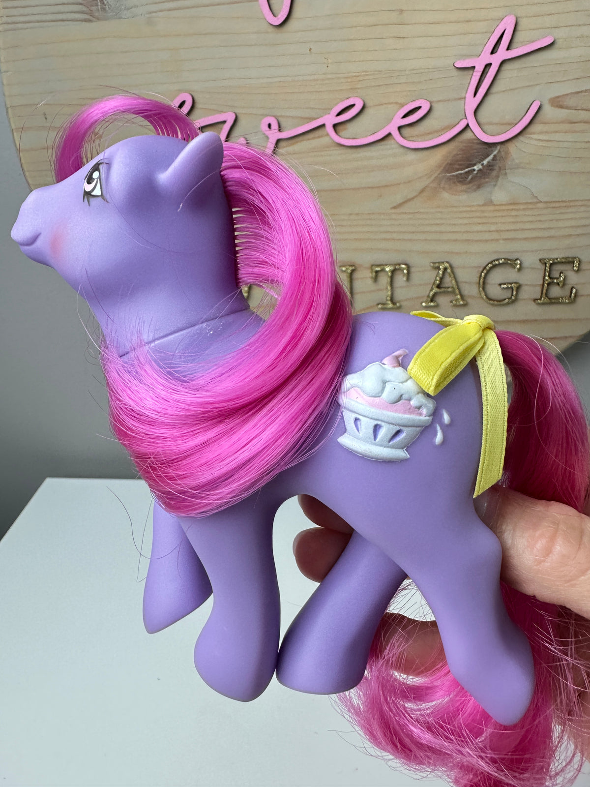 1980s Hasbro My Little Pony Sherbet Sundae Best Pony with Accessories