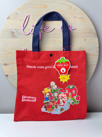 1980 Strawberry Shortcake Tote Bag Unused with Tag