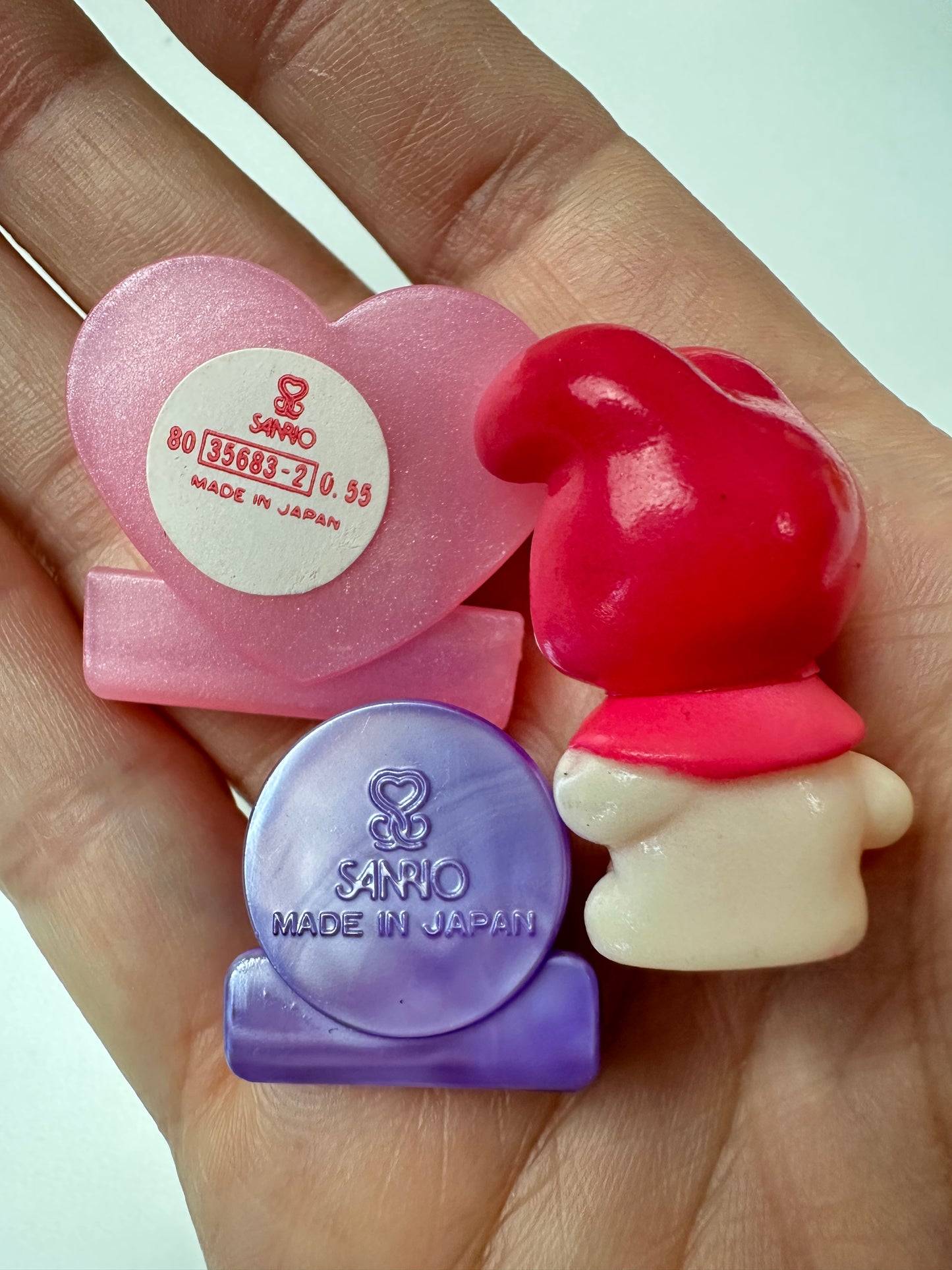 1980s Sanrio Clips and Topper