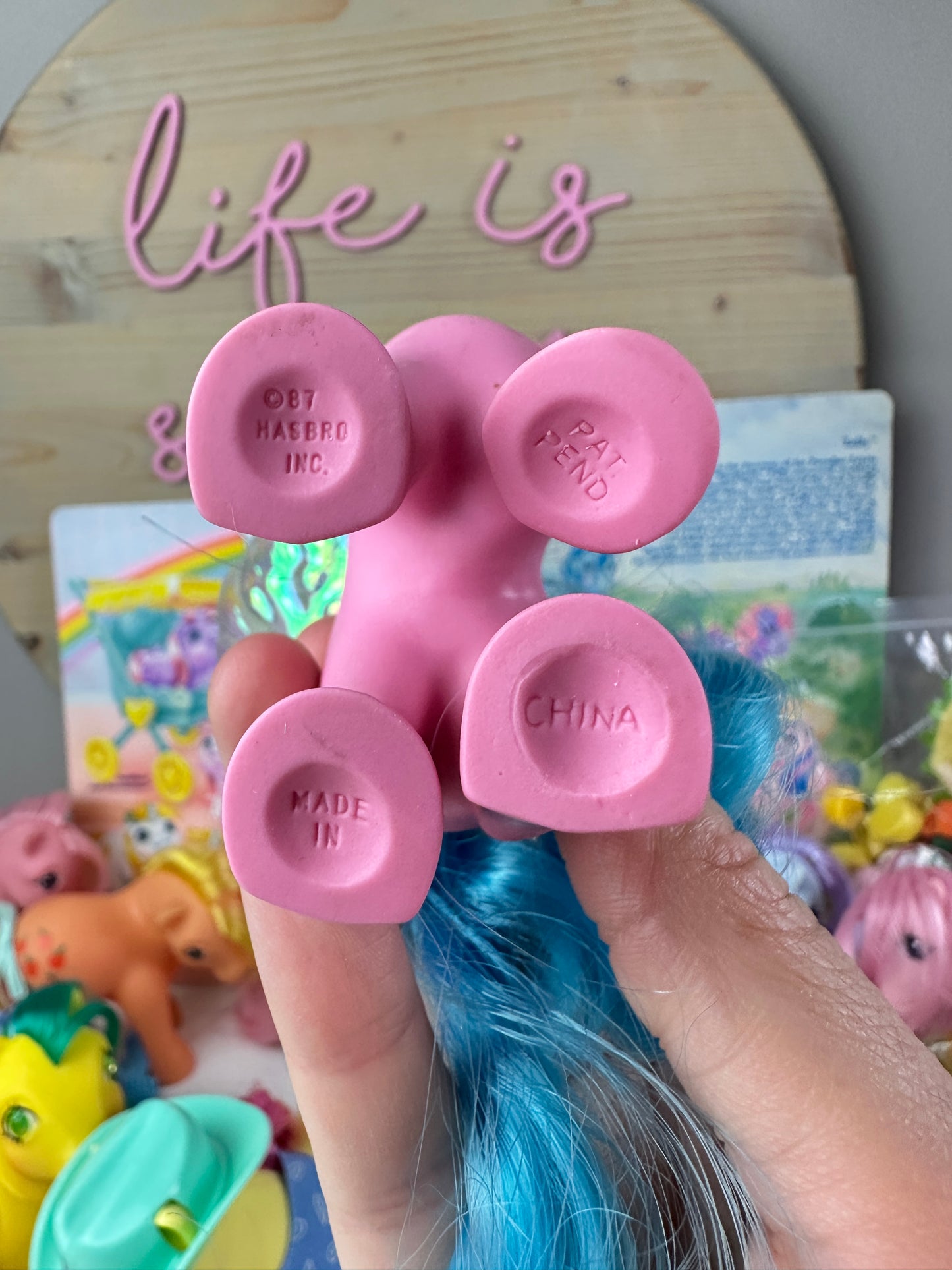1980s Hasbro My Little Pony Flutter Pony Wingsong with One Wing