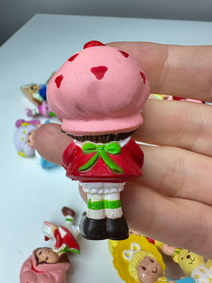 1980s Kenner Strawberry Shortcake with Three Berries Miniature PVC