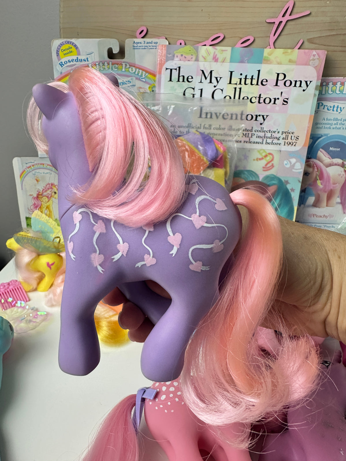 1980s G1 My Little Pony Lot with Accessories & Guide *Berry Vault*