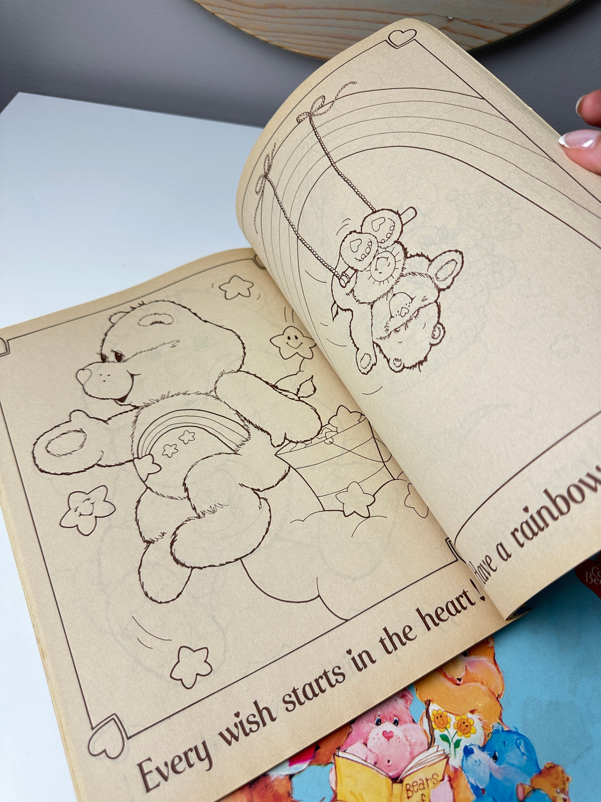 1980s Care Bears Books & Coloring Books Lot