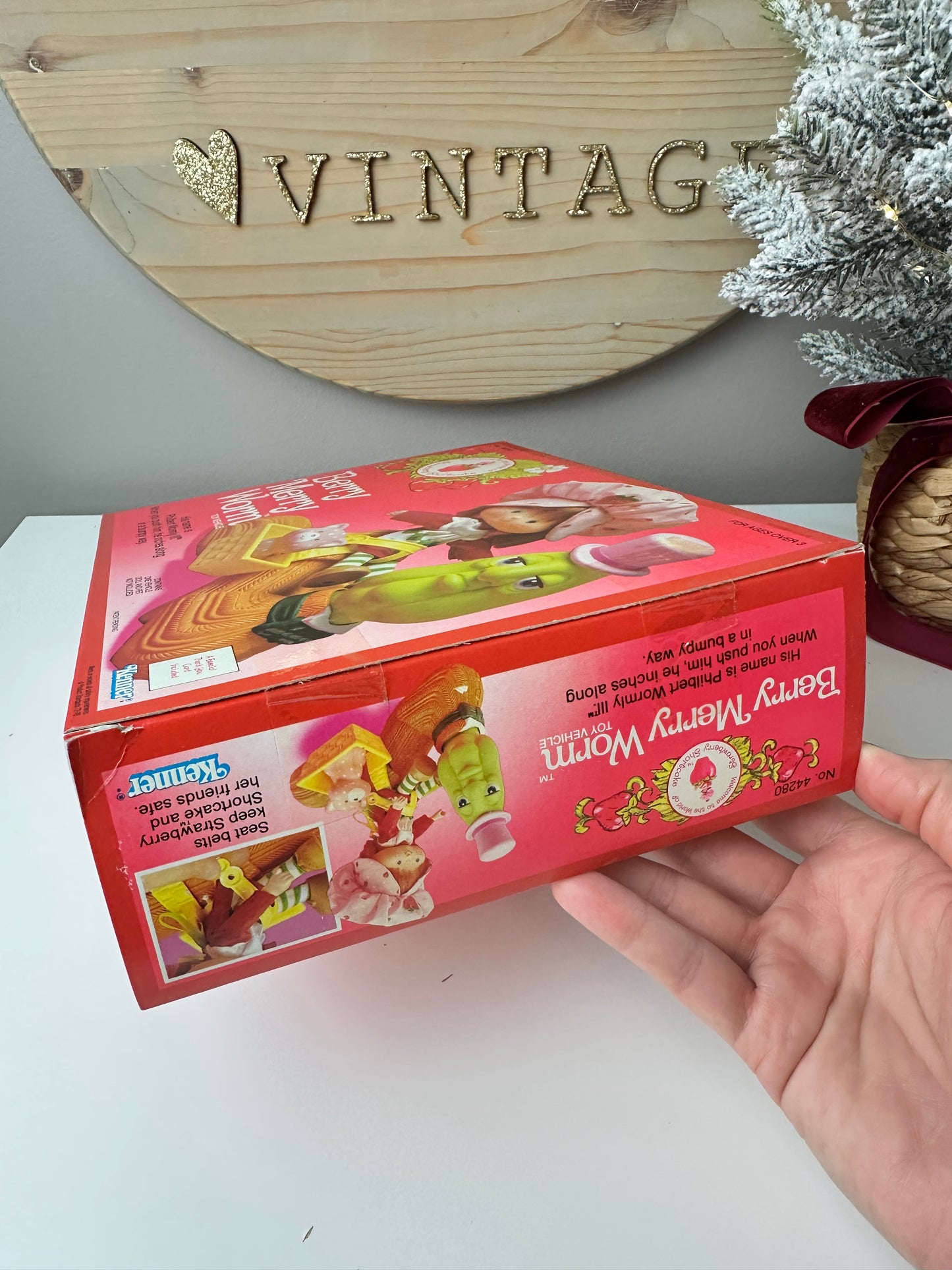 1980s Kenner Strawberry Shortcake Berry Merry Worm Playset NRFB Factory Sealed