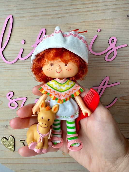 1983 Kenner Strawberry Shortcake Cafe Ole with Burrito Doll