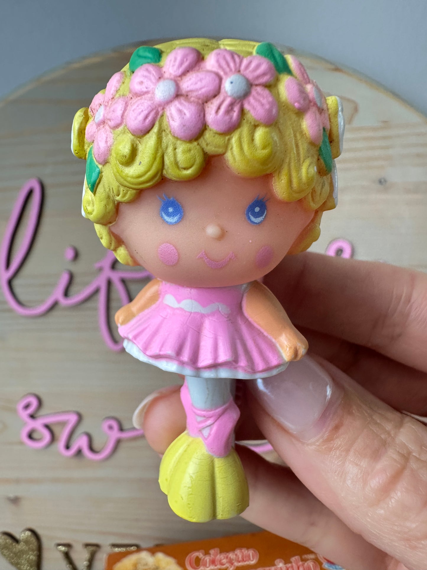1980s Hasbro Charmkins Lady Slipper Doll Clip