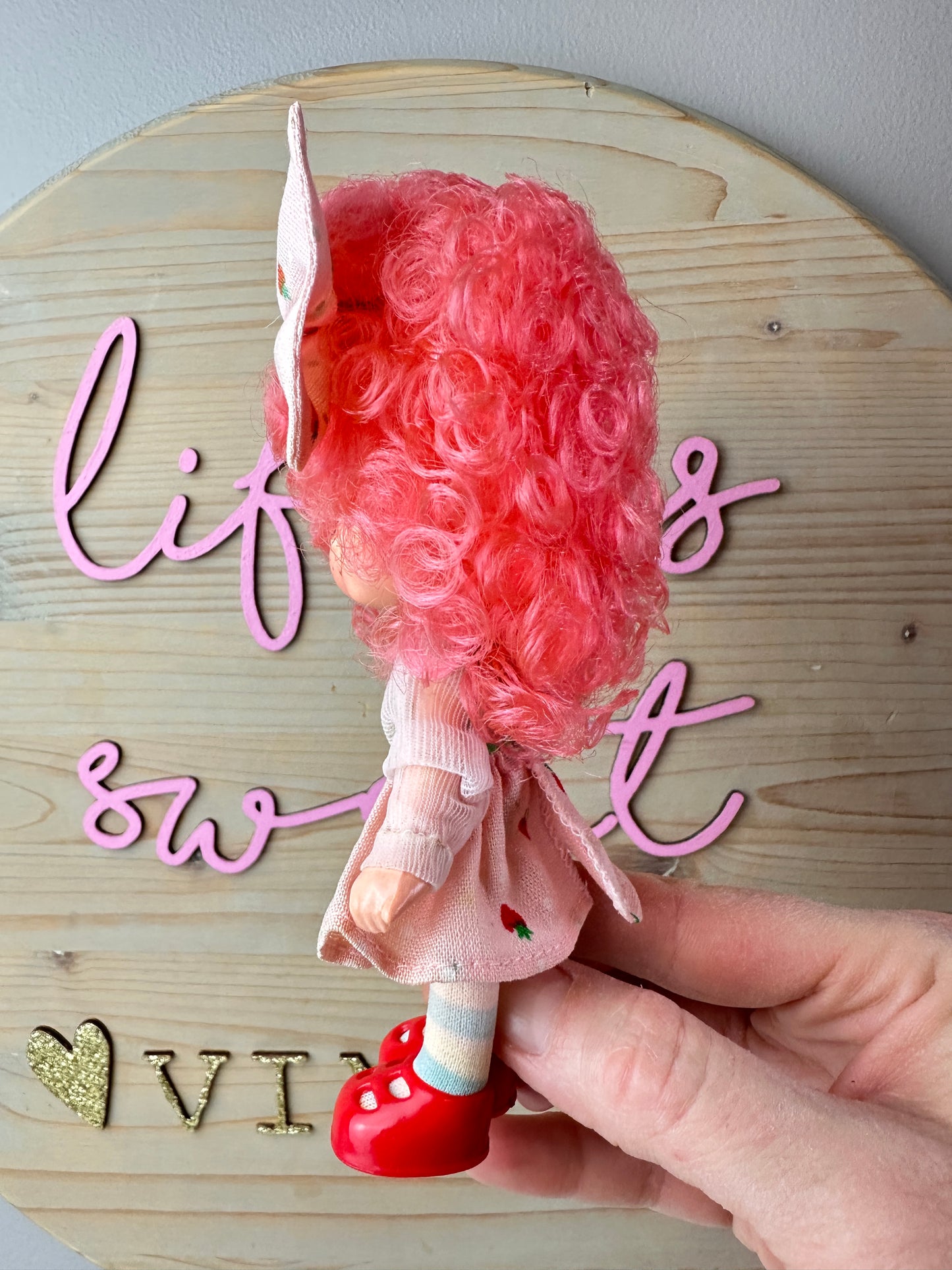 1980s Estrela Coleção Moranguinho Strawberry Shortcake "New Wave" Doll