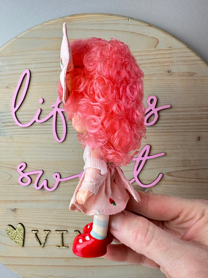 1980s Estrela Coleção Moranguinho Strawberry Shortcake "New Wave" Doll