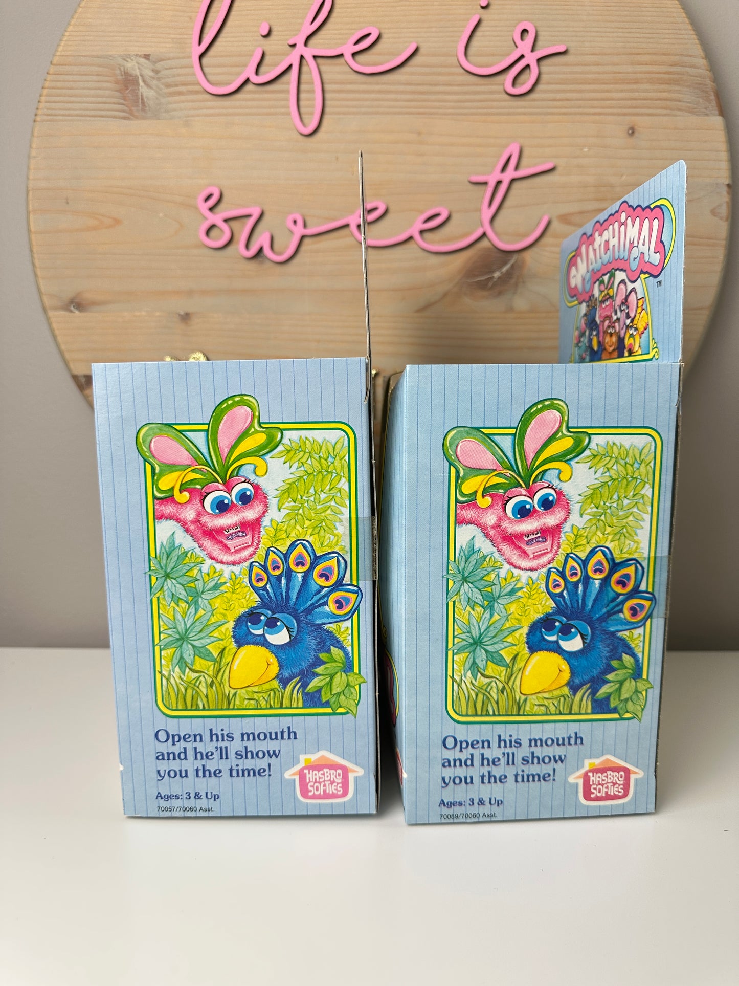 1980s Hasbro Softies Watchimals  NRFB MIB (Sold Separately)