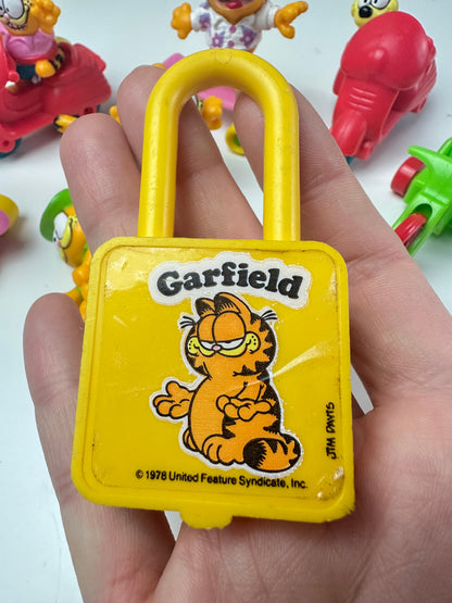 1980s Garfield McDonald's Happy Meal & Cereal Toys Lot
