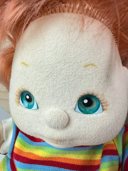 1980s Mattel My Child Doll Green Eyes Red Hair