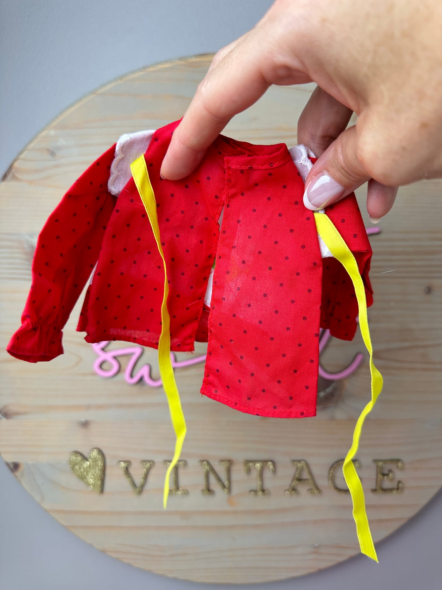 1980s Kenner Strawberry Shortcake Ragdoll Dress [Unused Old Stock]