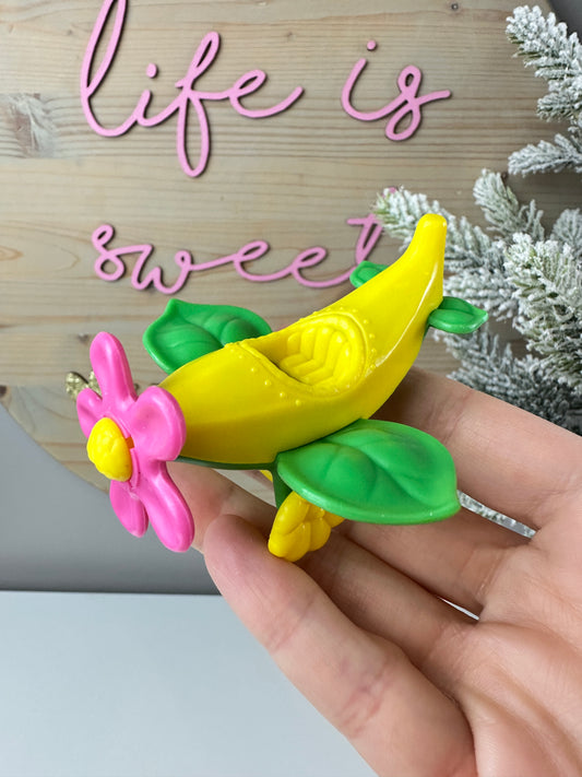 1984 Kenner Strawberry Shortcake Cherry Cuddler with Gooseberry Flying an Airplane Deluxe Miniature *Plane Only*