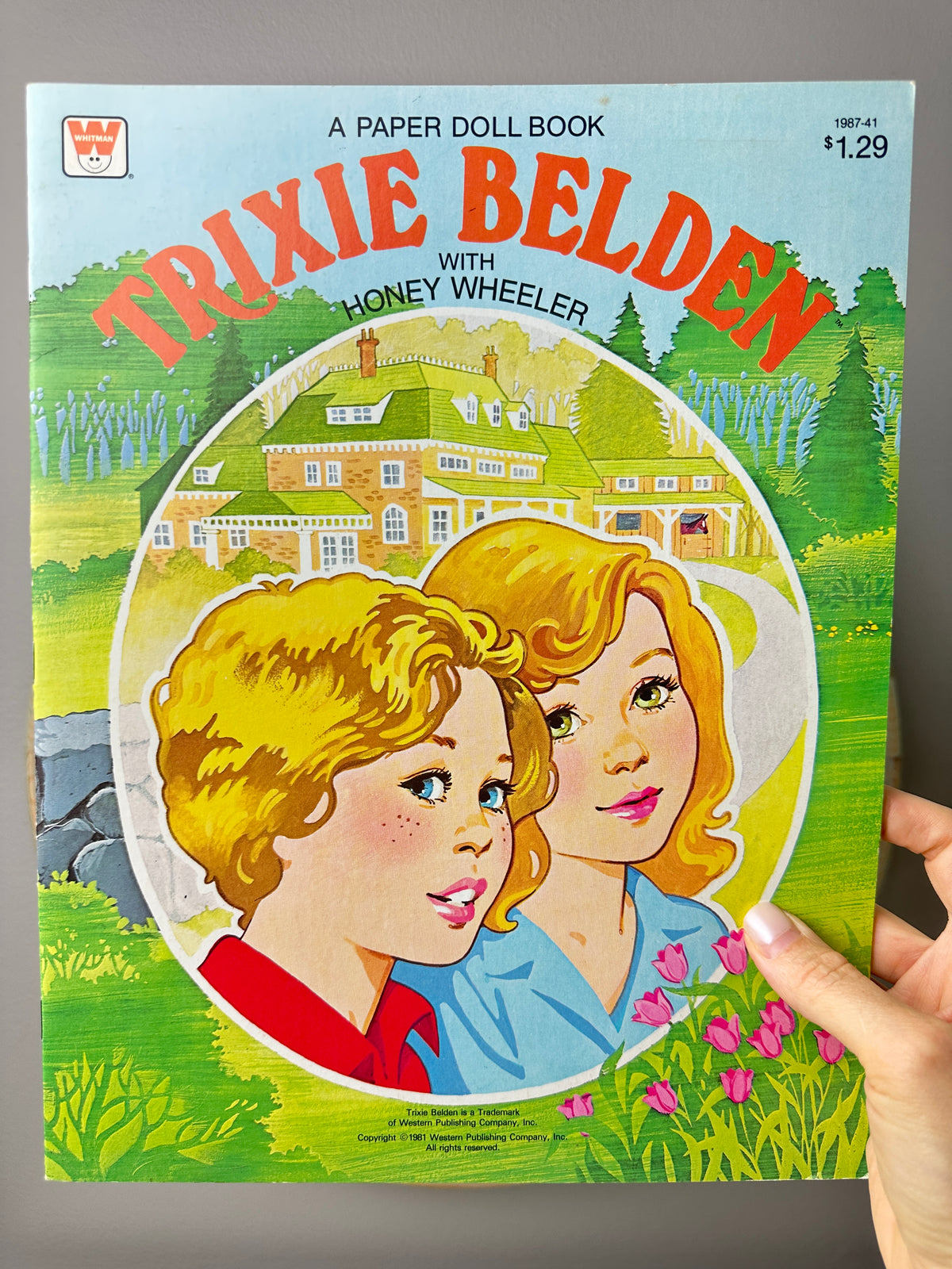 1981 Whitman Trixie Belden Paperdoll Book Unused