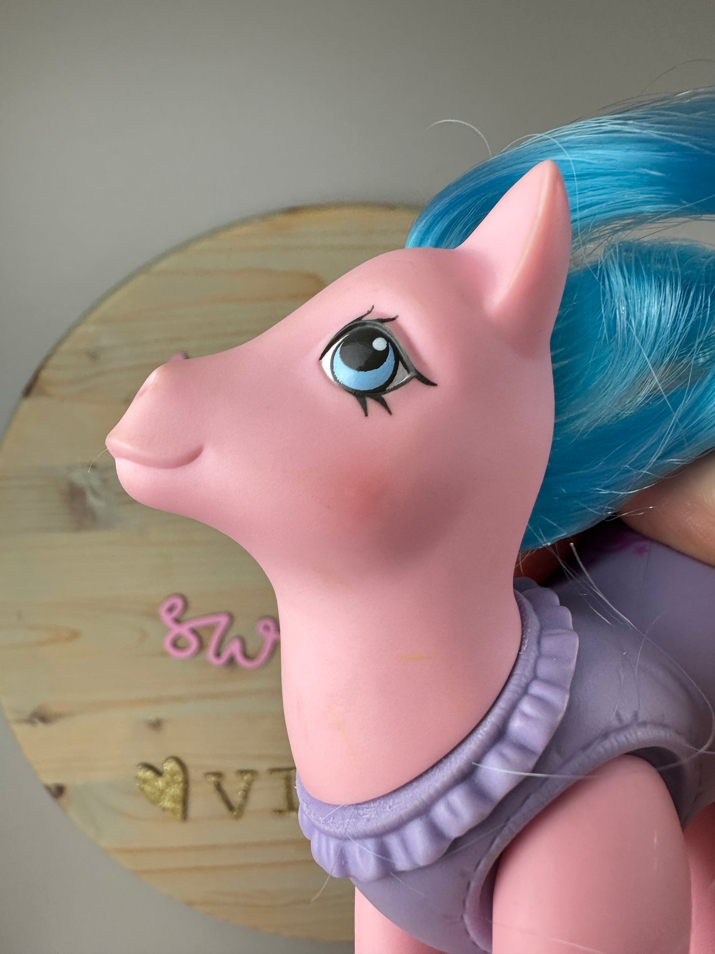 1989 Hasbro G1 My Little Pony Sweetsteps Ballerina Silky Slipper
