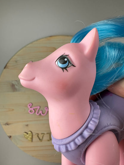 1989 Hasbro G1 My Little Pony Sweetsteps Ballerina Silky Slipper
