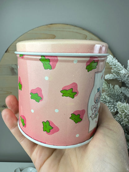 1980s Strawberry Shortcake Pink Tin