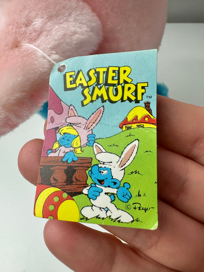 1983 Peyo Wallace Berrie Easter Smurfette Plush Unused