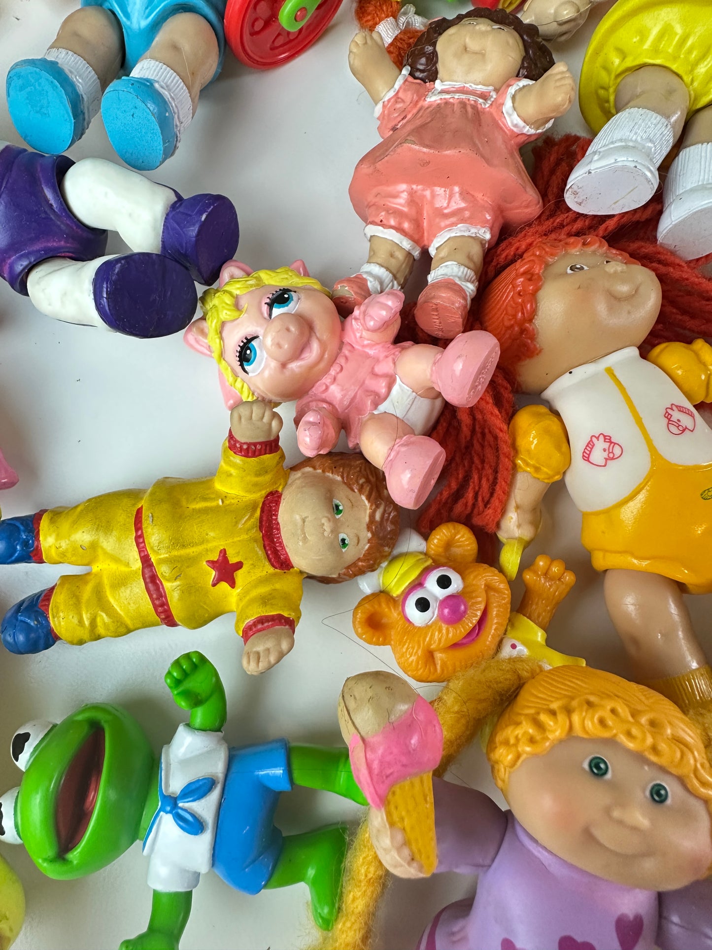 1980s Cabbage Patch Poseable, Eraser, and McD's Toy Lot