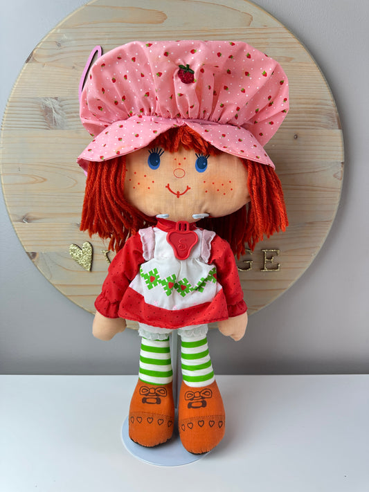 1980 Kenner JCPenney Strawberry Shortcake Rag Doll with Necklace