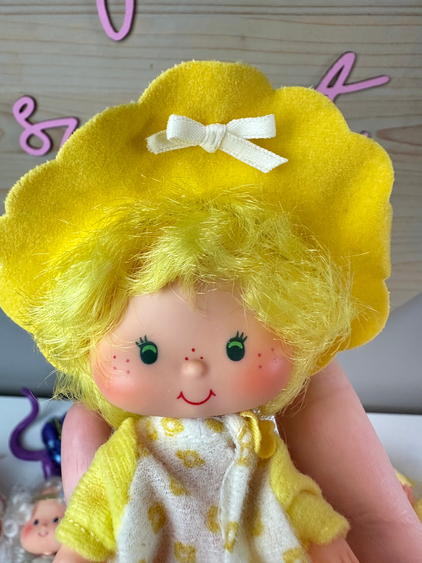 1982 Kenner Strawberry Shortcake Butter Cookie with Jelly Bear Doll