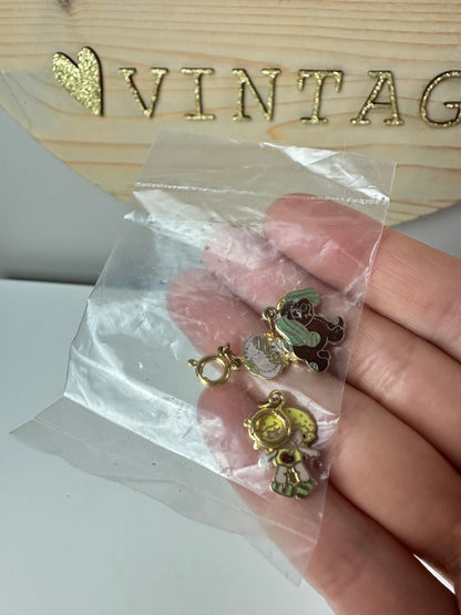 1980s Kenner Strawberry Shortcake Berry Points Charm Set of Three [Sealed] Promotional Mail-In Offer #2