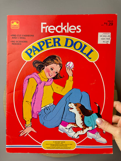 1981 Golden Freckles Paperdoll Book Unused