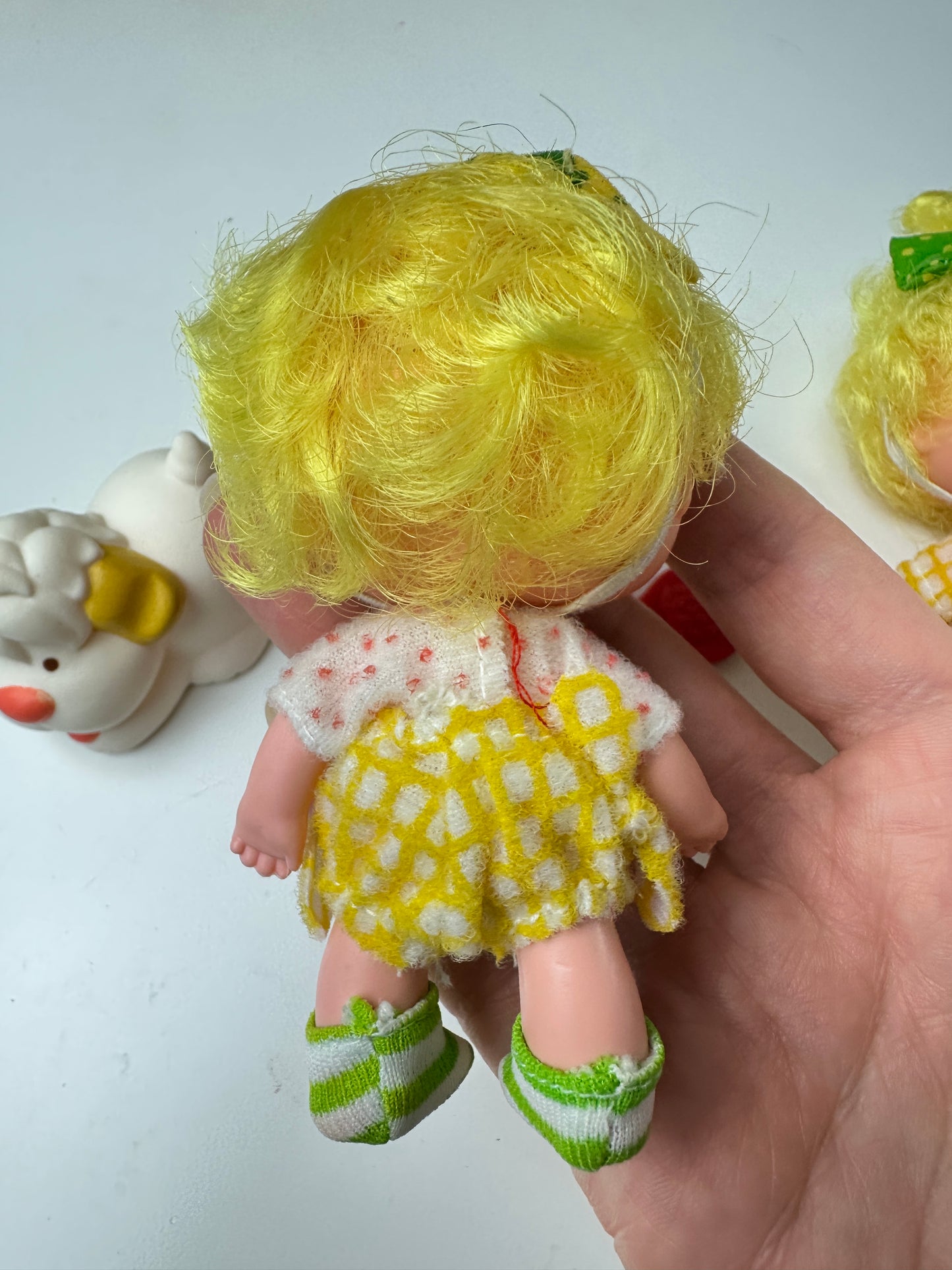 1982 Kenner Strawberry Shortcake Lem and Ada with Sugarwoofer Dolls