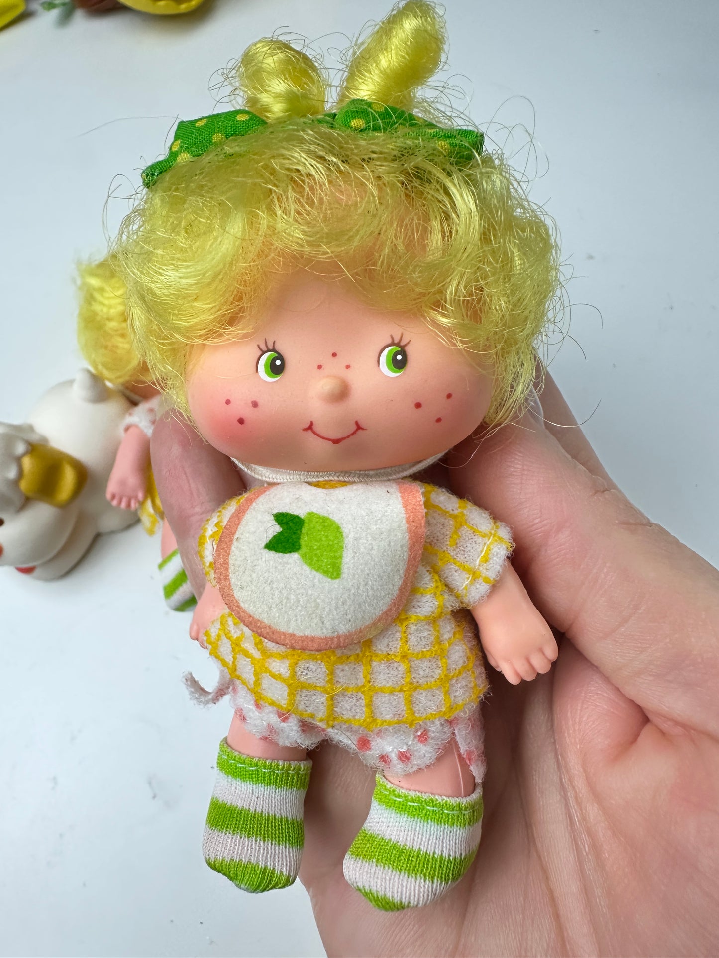 1982 Kenner Strawberry Shortcake Lem and Ada with Sugarwoofer Dolls