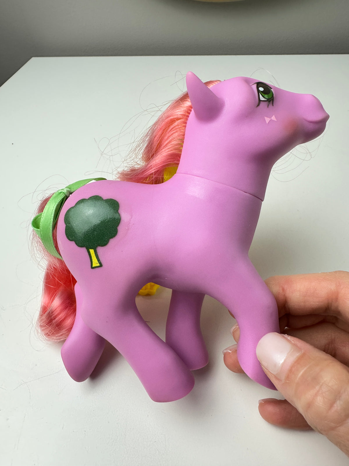 1980s Hasbro My Little Pony Windy Magic Message Pony with Accessories