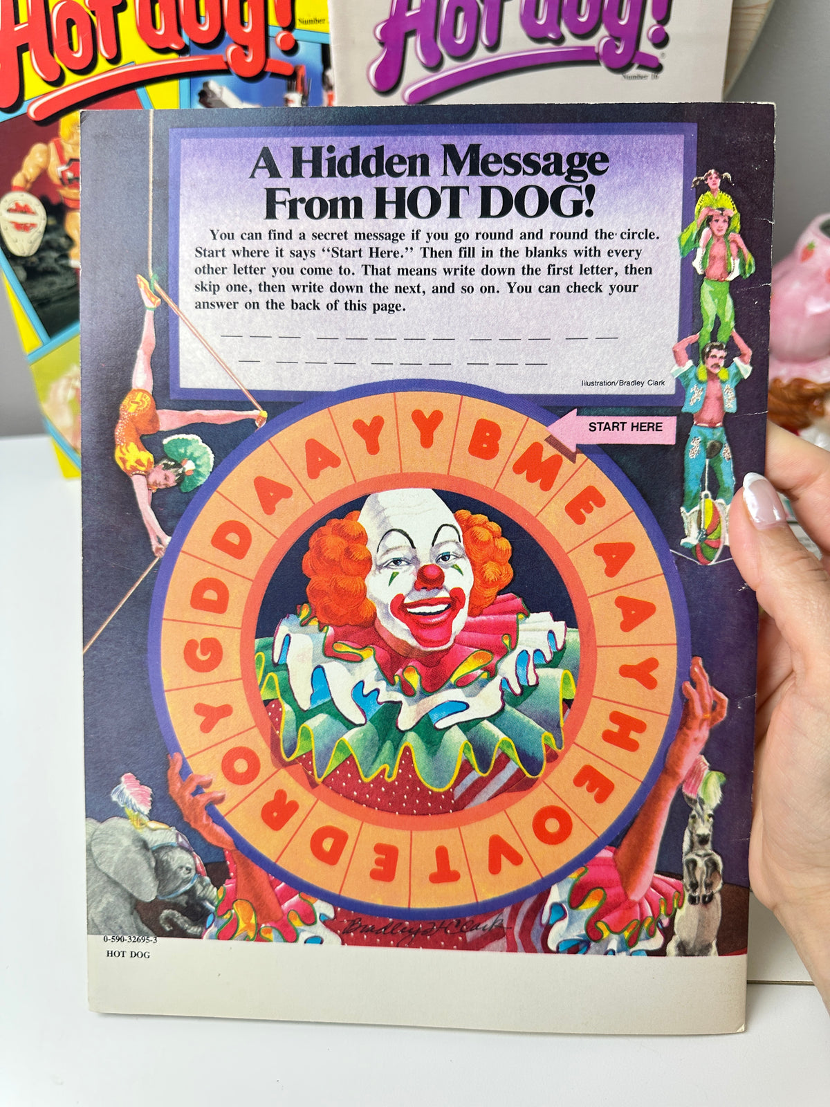 1980s Hot Dog! Magazine Lot with Posters, Baseball Cards, & Stickers