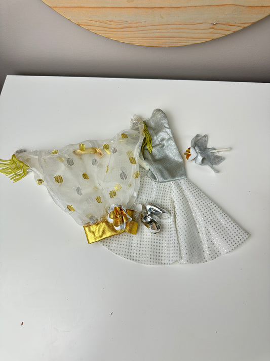 1987 Hasbro JEM Doll Outfit "Golden Days Diamond Nights" Outfit