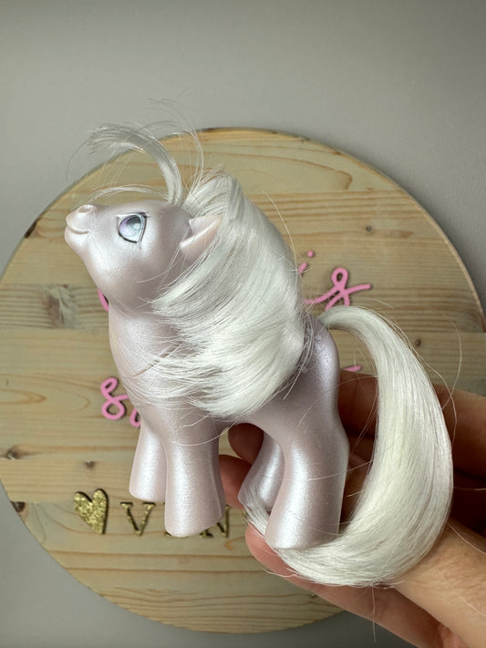 1980s Hasbro G1 My Little Pony Pearlized Baby Blossom [Mail-In]