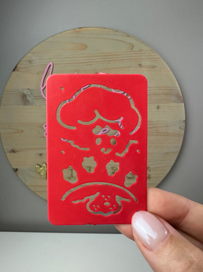 1980s Craftmaster Strawberry Shortcake Berry Busy Art Center Stencil Accessory #2